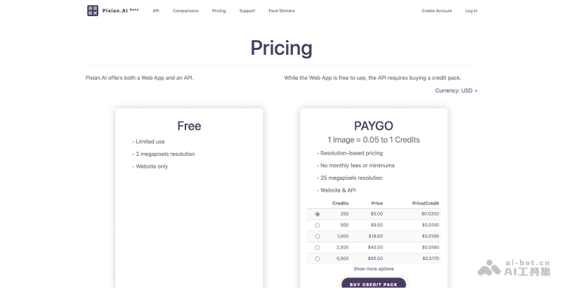 Pixian AI价格